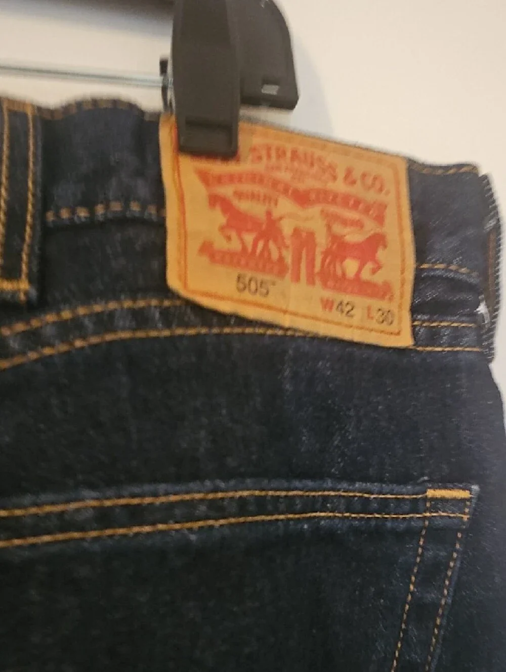 Levi's Men's Black Relaxed Straight Jeans
